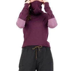 MONS ROYALE Cornice Rollover Long Sleeve Top - Women's -Rome  Sales 2022 mons royale cornice rollover long sleeve top women s 3