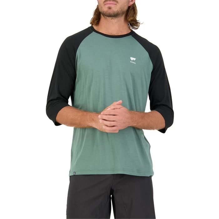 MONS ROYALE Tarn Raglan 3/4 Jersey 4 MONS ROYALE Tarn Raglan 3/4 Jersey - Image 2